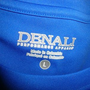 Denali Men's T-Shirt Royal Blue Long-Sleeved